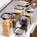 Conjunto de 10 Potes Organizadores Herméticos de Plástico con Tapa Selladora al Vacío